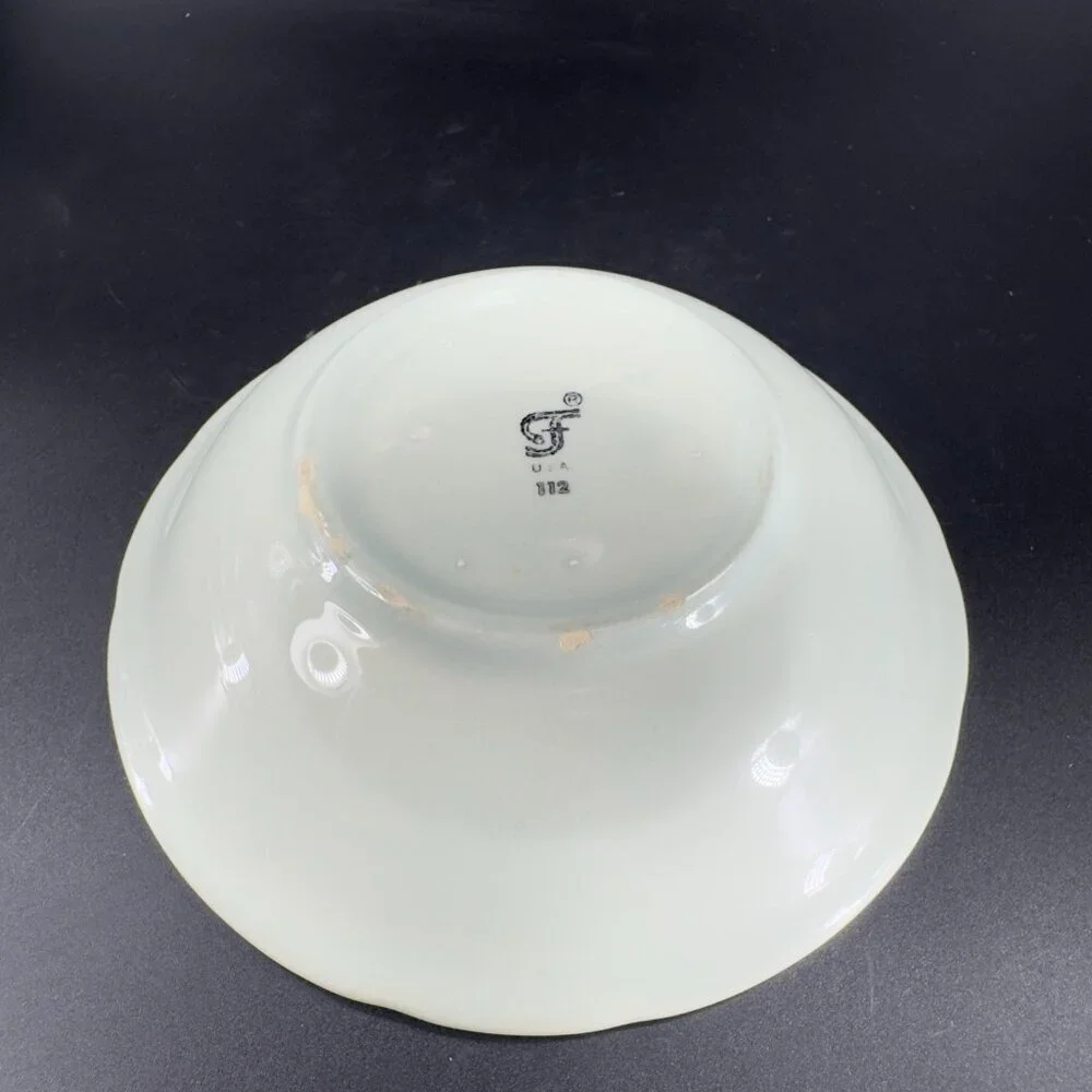 Franciscan Bountiful Bowl Dish Set 3 Pottery Bowls Fruit Plum‎ Cherries Grapes